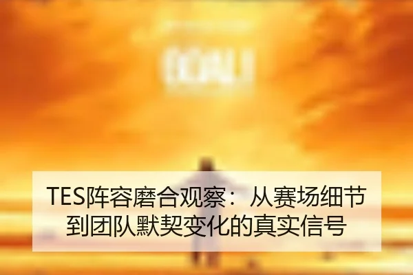 TES阵容磨合观察：从赛场细节到团队默契变化的真实信号 - KAIYUN